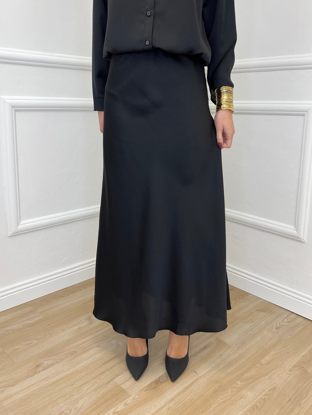 Gonna Satin 2236 Nero