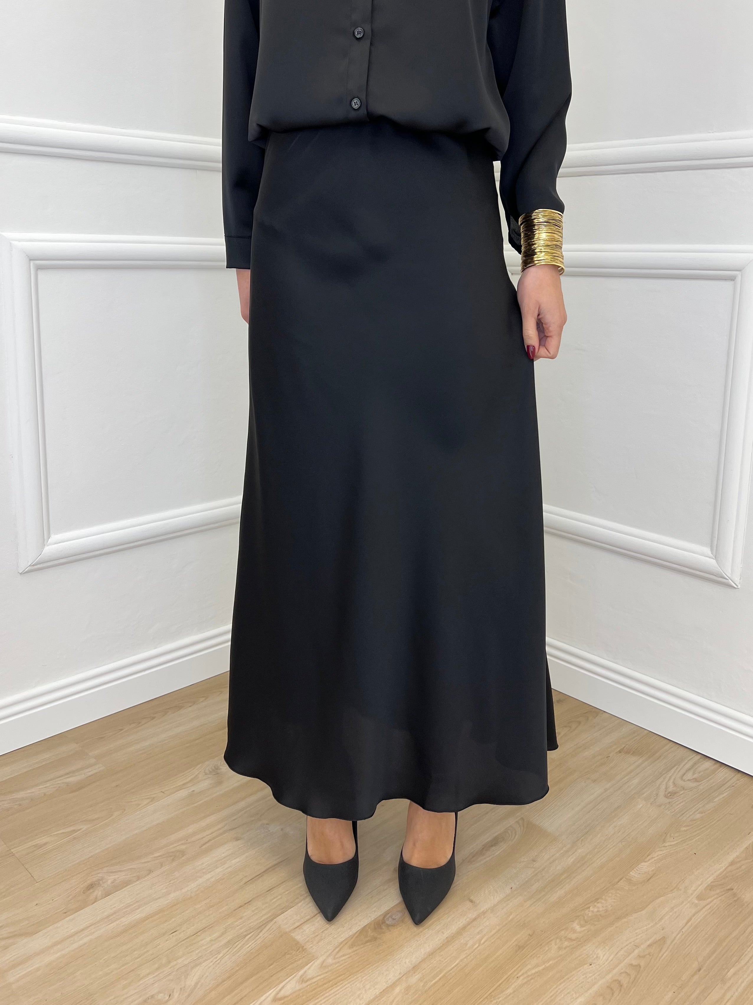 Gonna Satin 2236 Nero