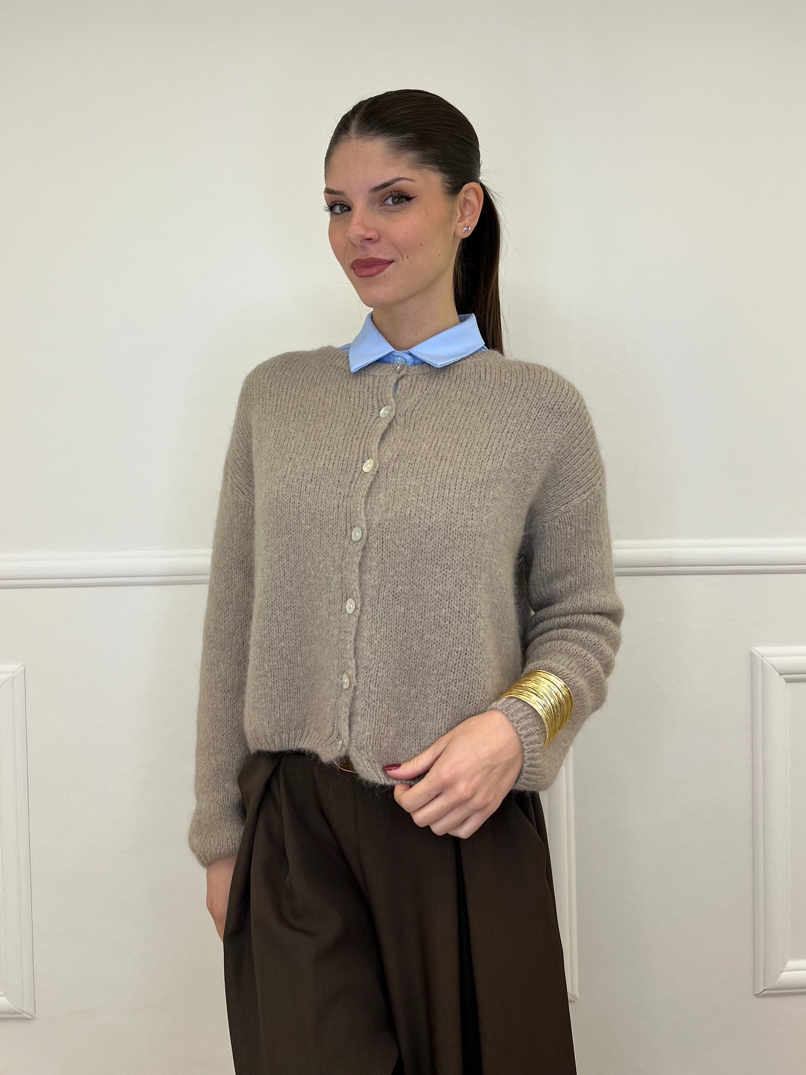 Cardigan Kid Mohair 5211 Ecru