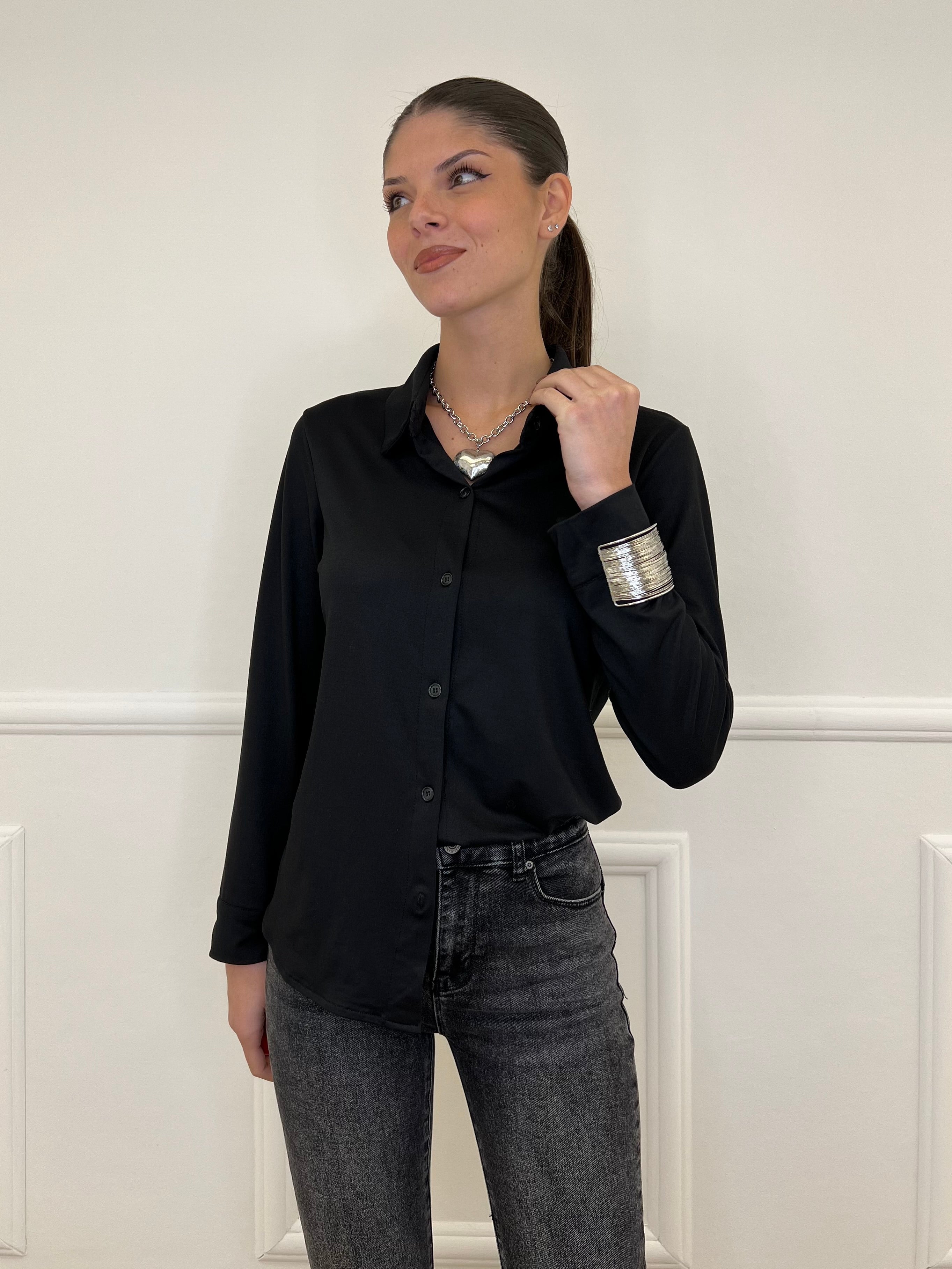 Camicia Jersey 6399 Nero