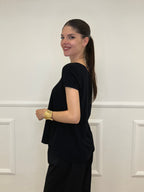 Maglia Over Viscosa 22225 Nero