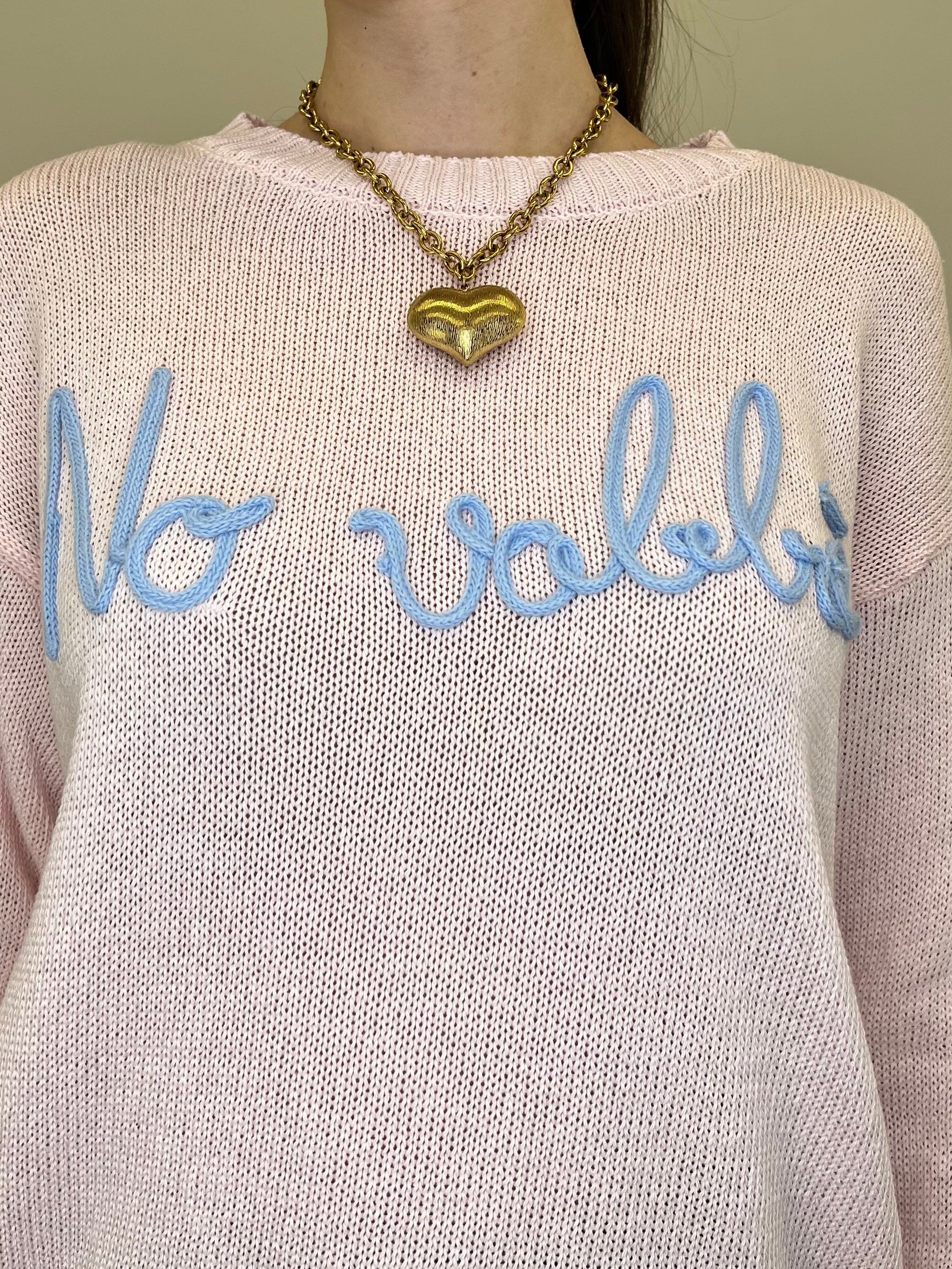 Maglia No Vabbè A0242 Rosa