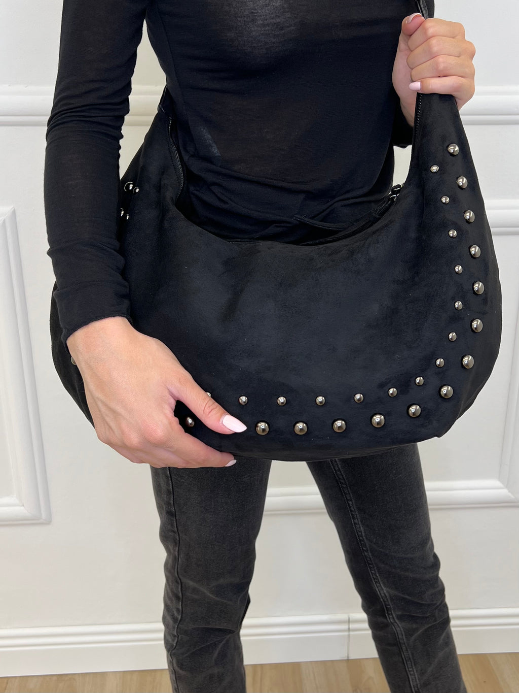 Borsa Hobo Ecorenna Borchie L6272