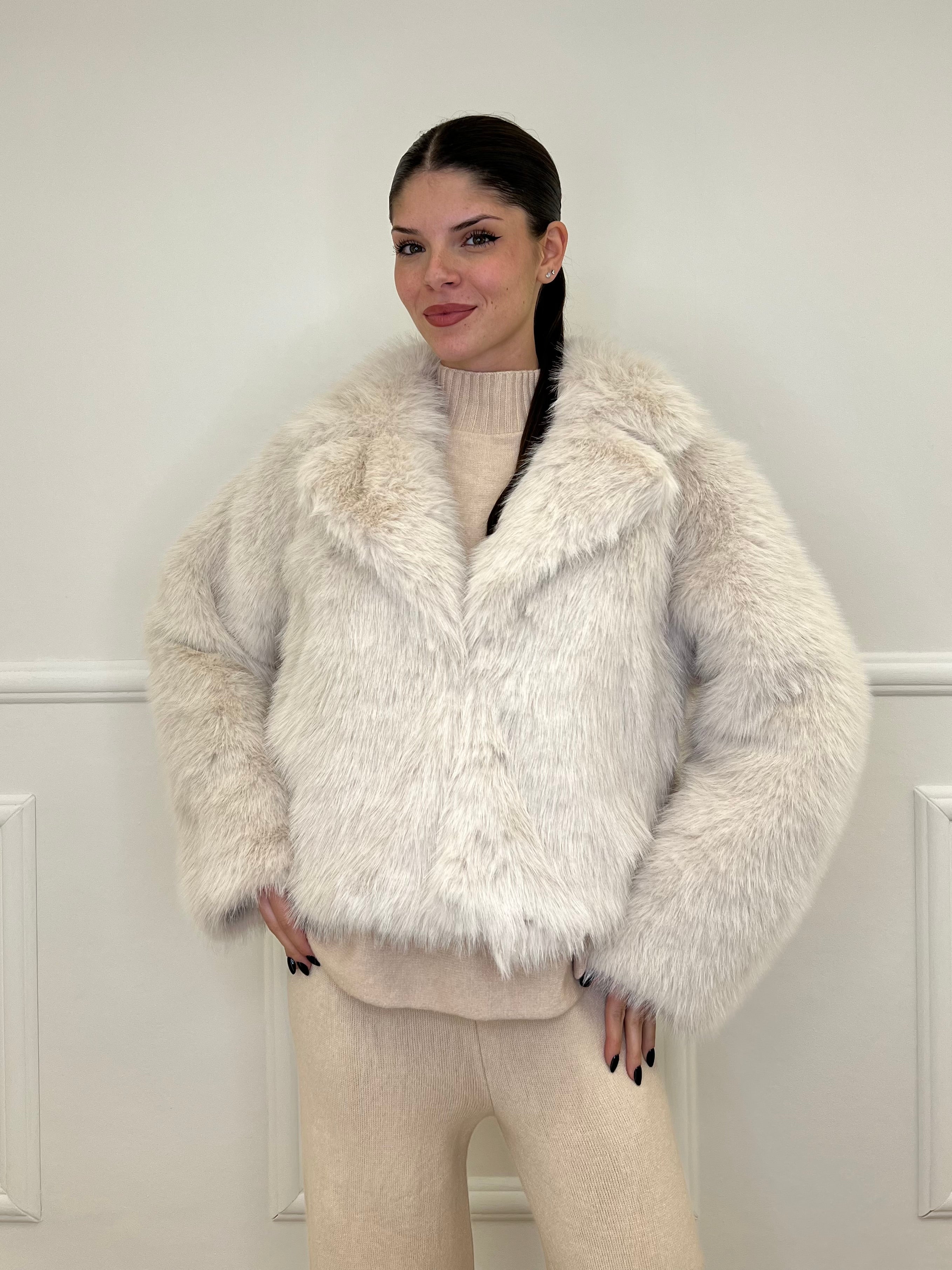 Pelliccia Over 2513 Panna