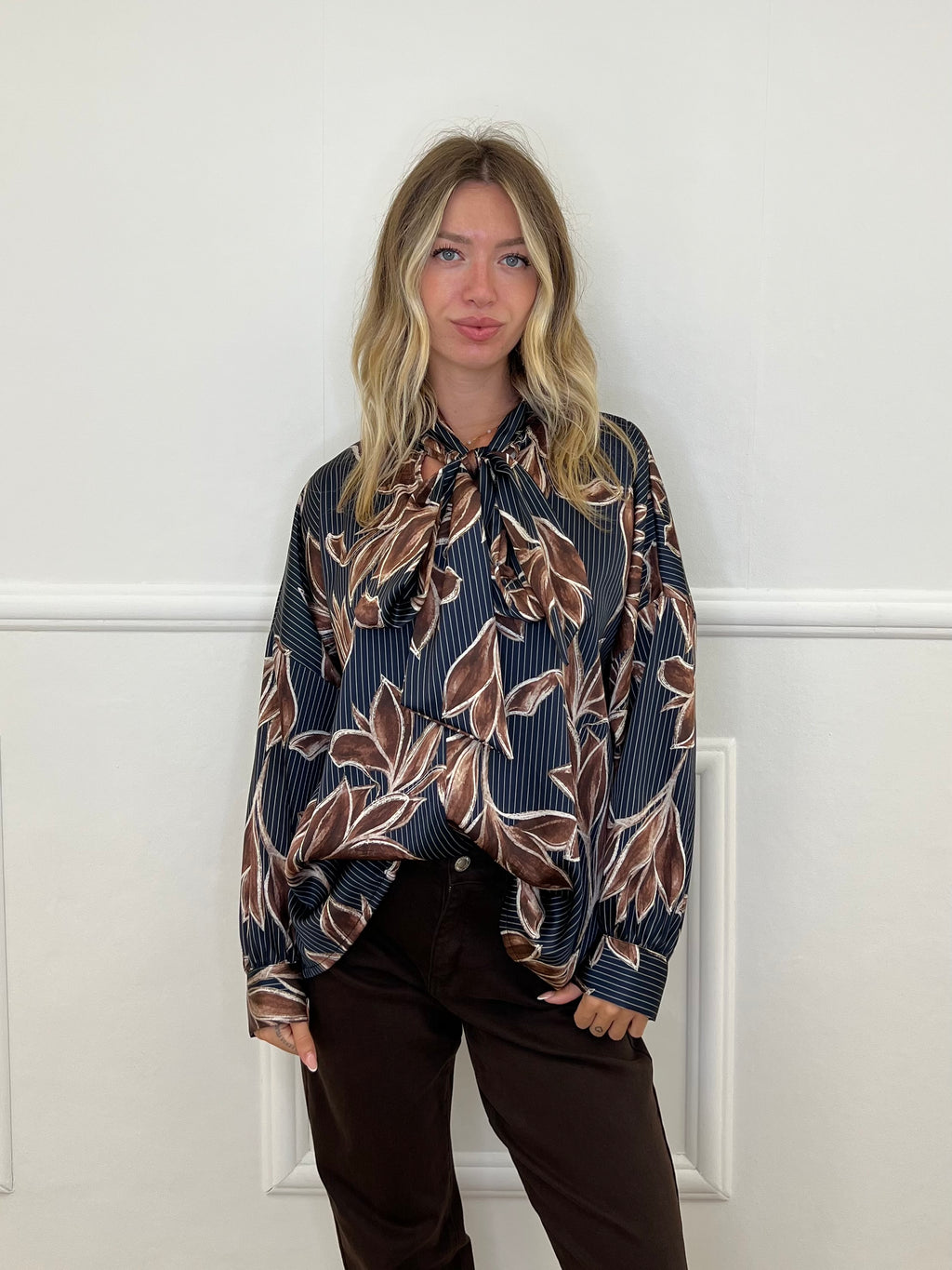 Blusa Fantasia Fiocco 8515 Blu