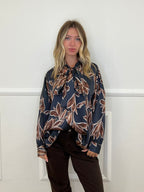 Blusa Fantasia Fiocco 8515 Blu