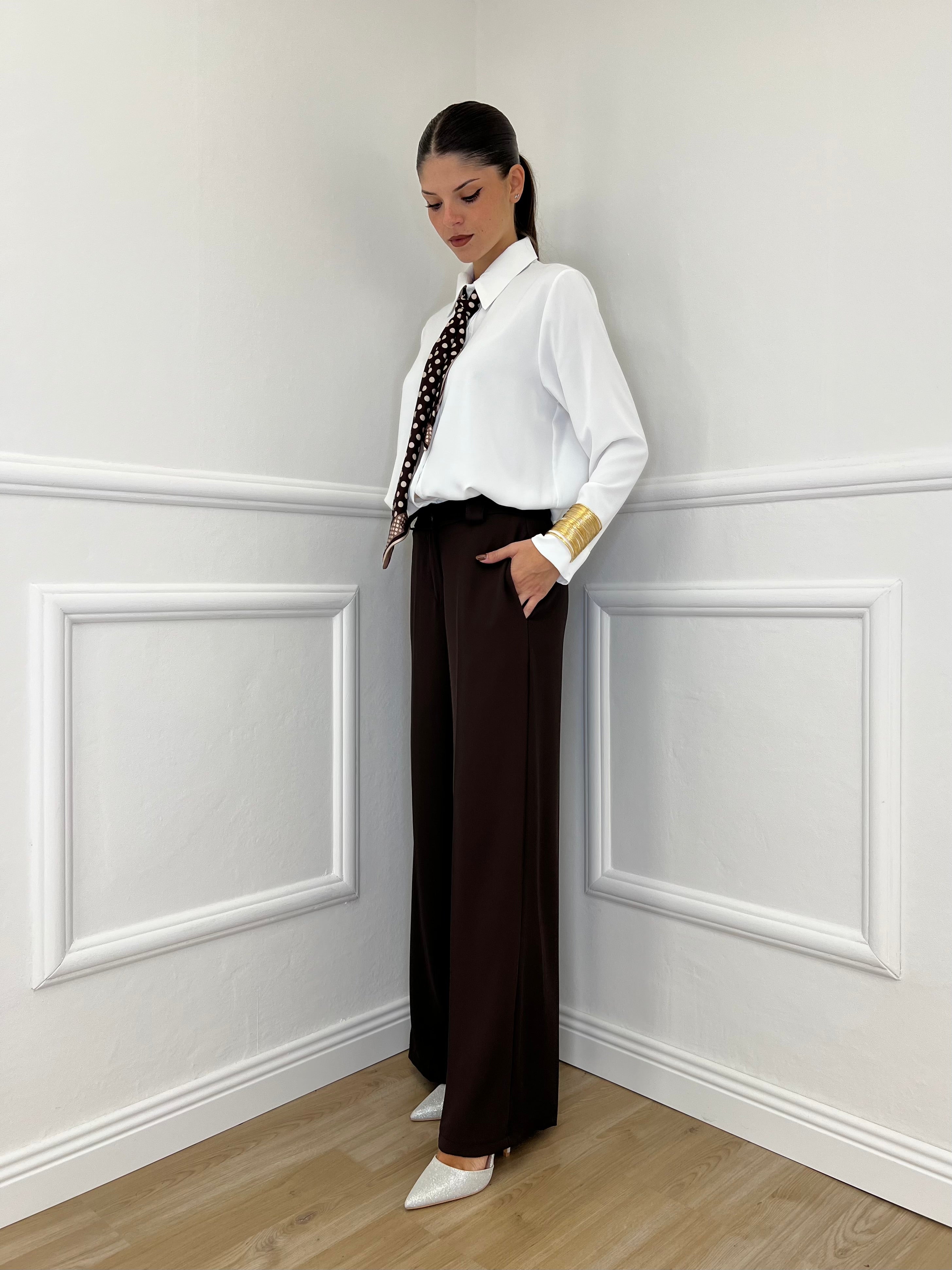 Pantalone Fluido 7229 Moro