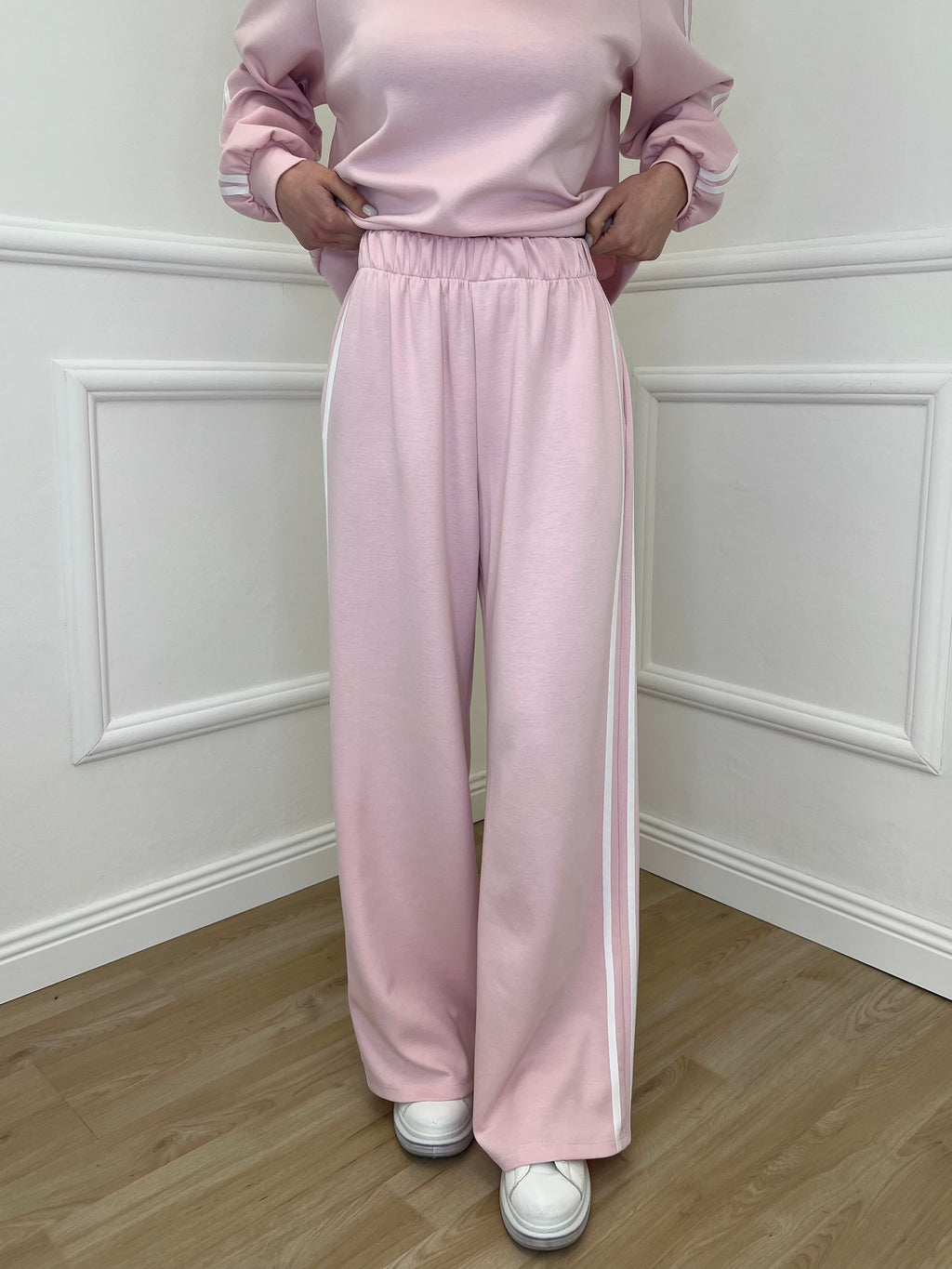 Tuta Bande Girocollo 88426 Rosa