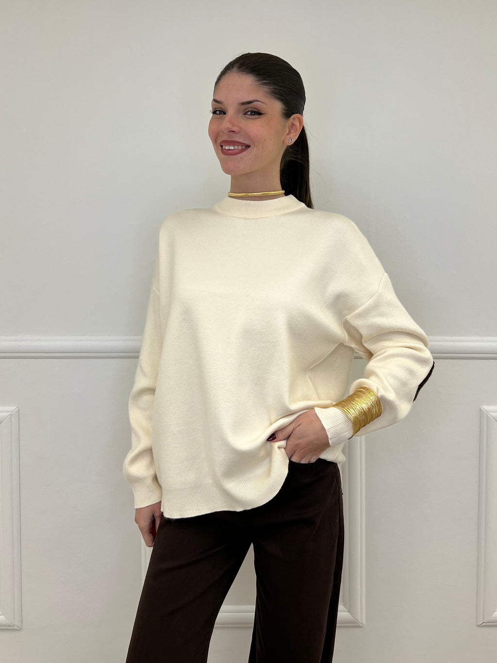 Maglia Brooklyn 9562 Panna