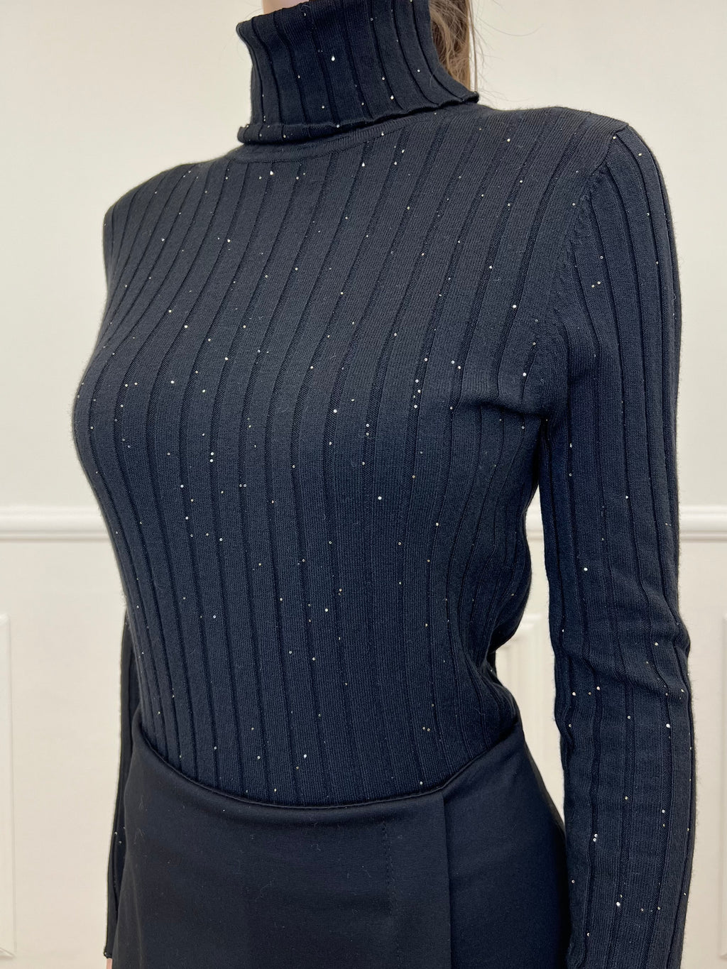 Dolcevita Coste Paillettes 5270 Nero