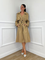 Trench Y004 Khaki - Bazar Abbigliamento