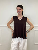Maglia Derby Smanicata 6291 Marrone