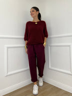 Pantalone Baggy 51013 Burgundy