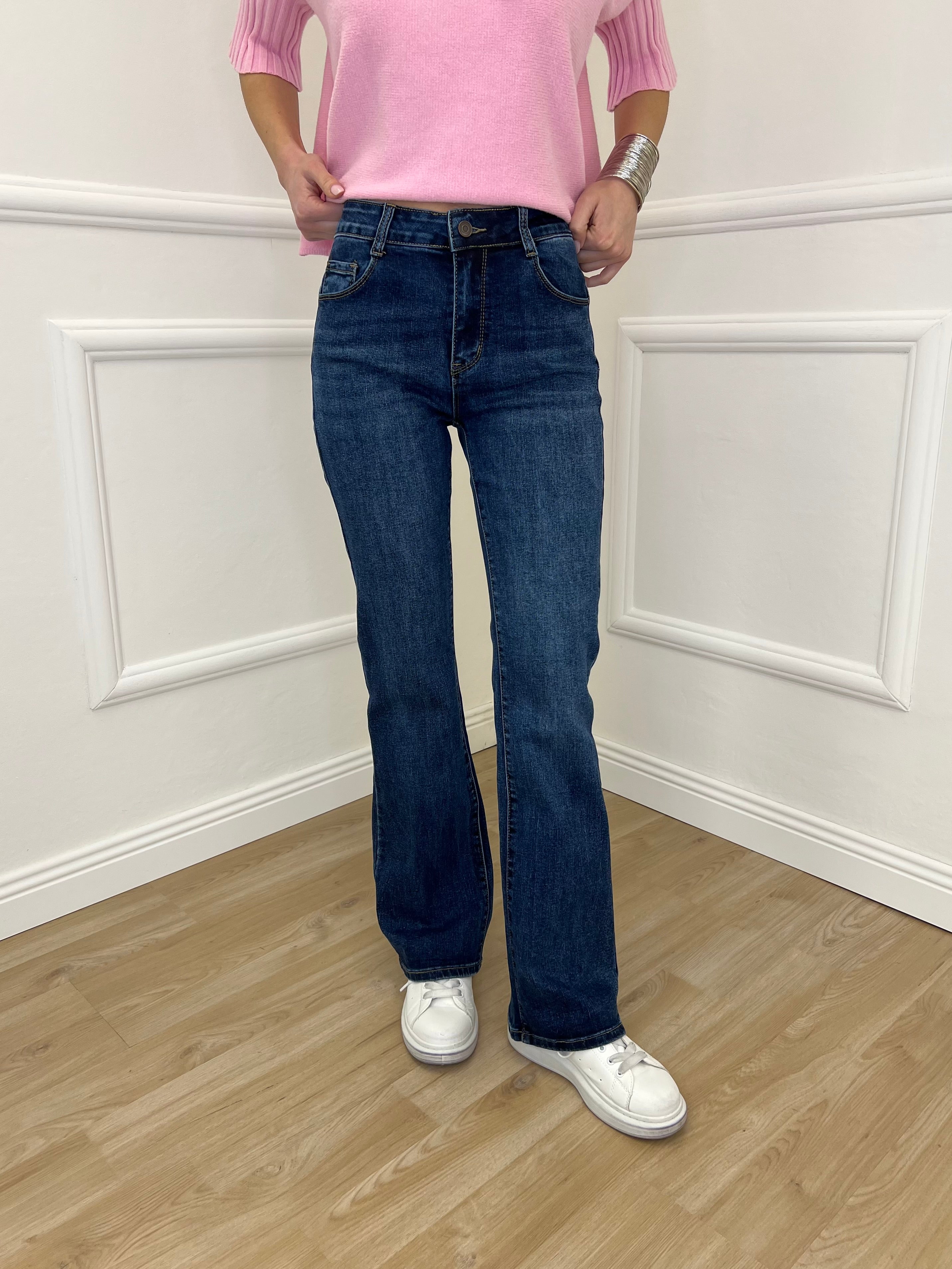 Jeans Flare 8269 Blu