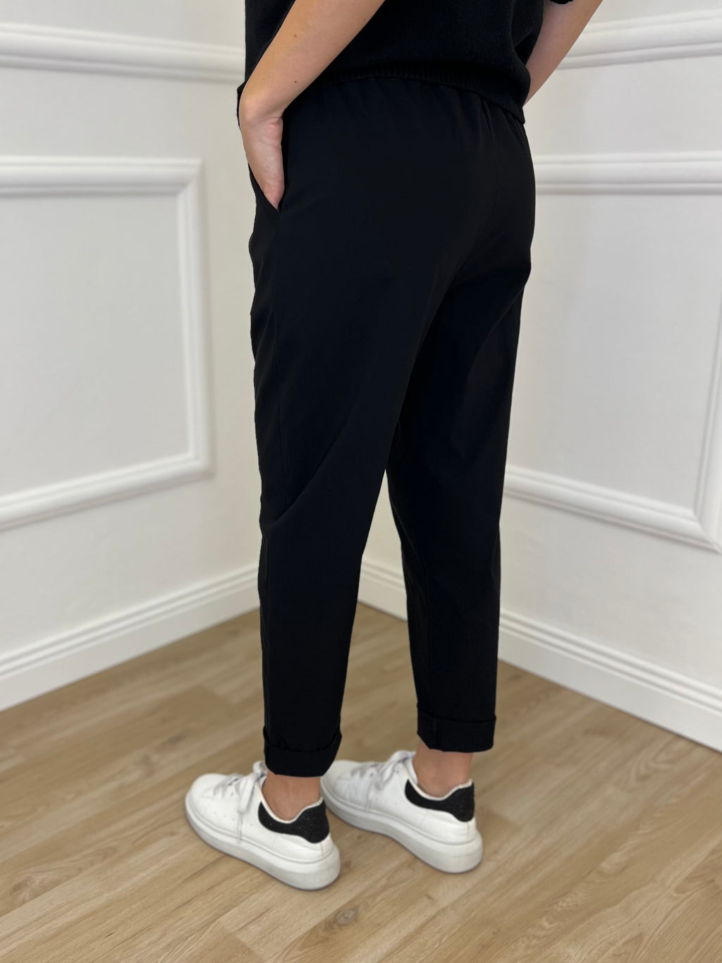 Pantalone Baggy 51013 Nero - Bazar Abbigliamento