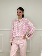 Maglia Traforata Ondine 10514 Rosa