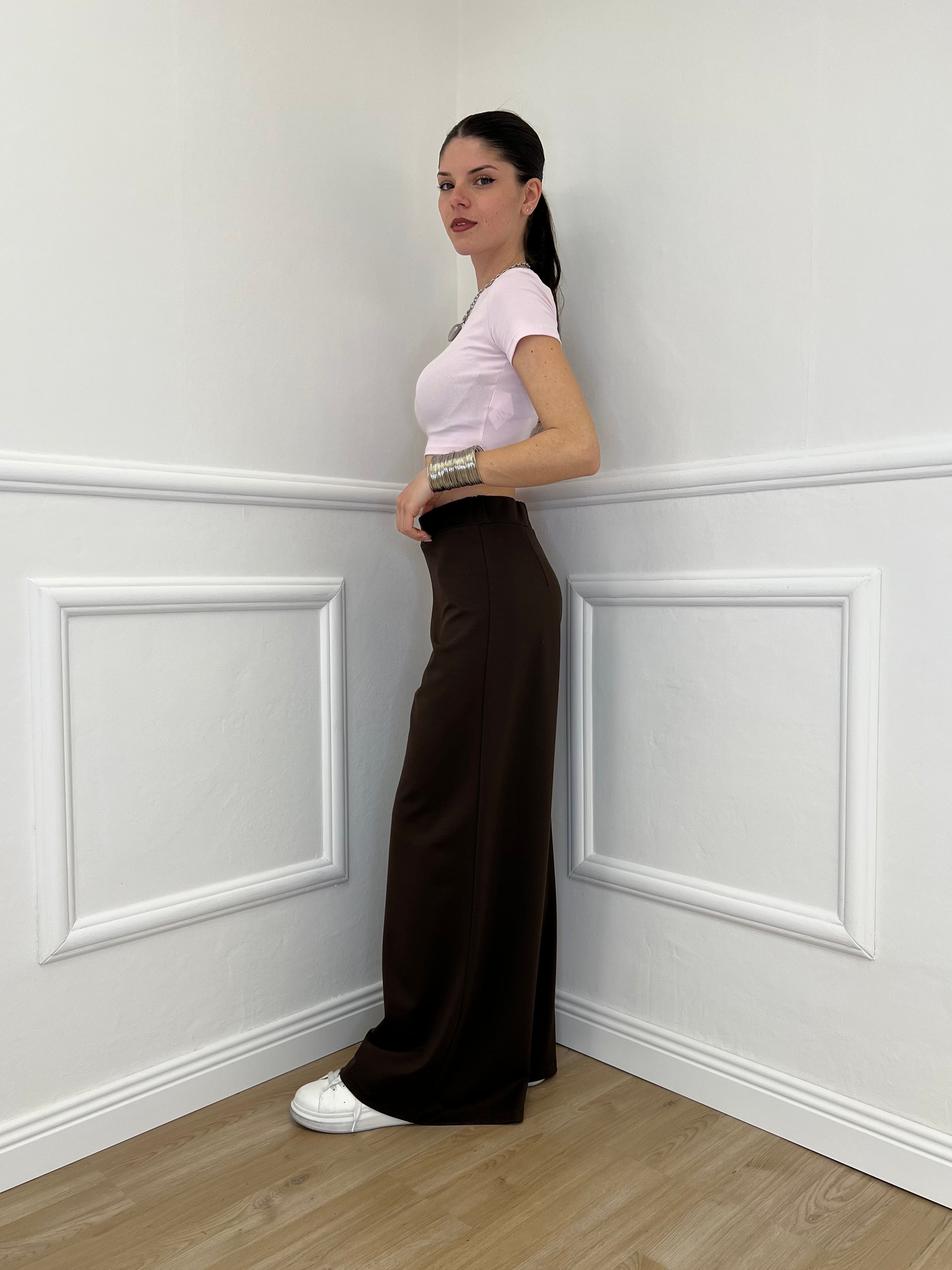 Pantalone Palazzo Punto Milano 1071 Moro
