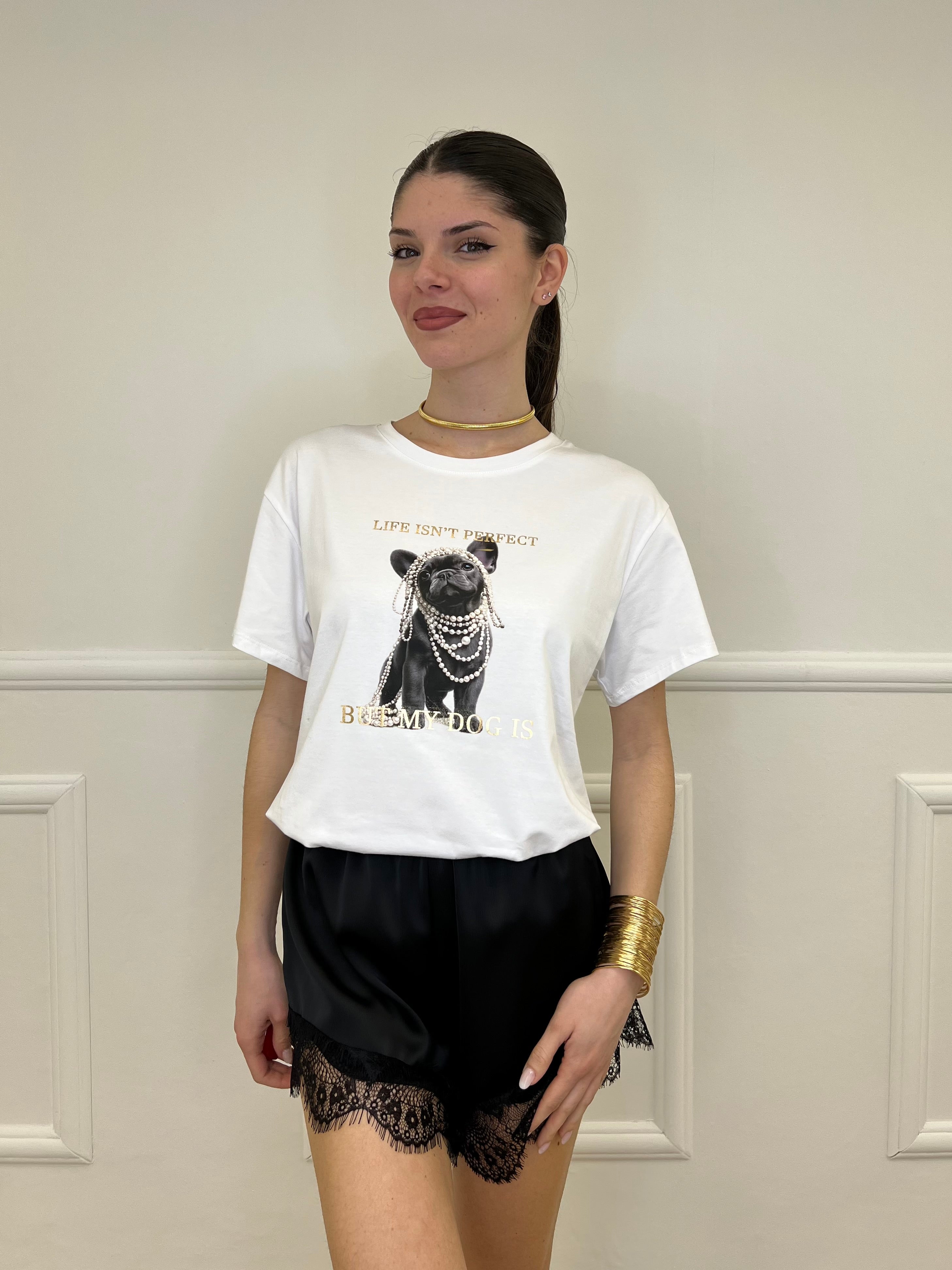 T-shirt Over Bulldog Francese