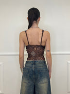 Corsetto In Tulle Animalier 6008 Maculato