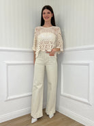 Maglia Crochet Scatoletta 28016 Ecru' - Bazar Abbigliamento