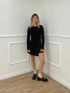 Maglia Drappeggio Fibbia 5560 Nero