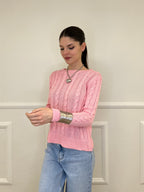 Maglia Trecce FE26122 Rosa