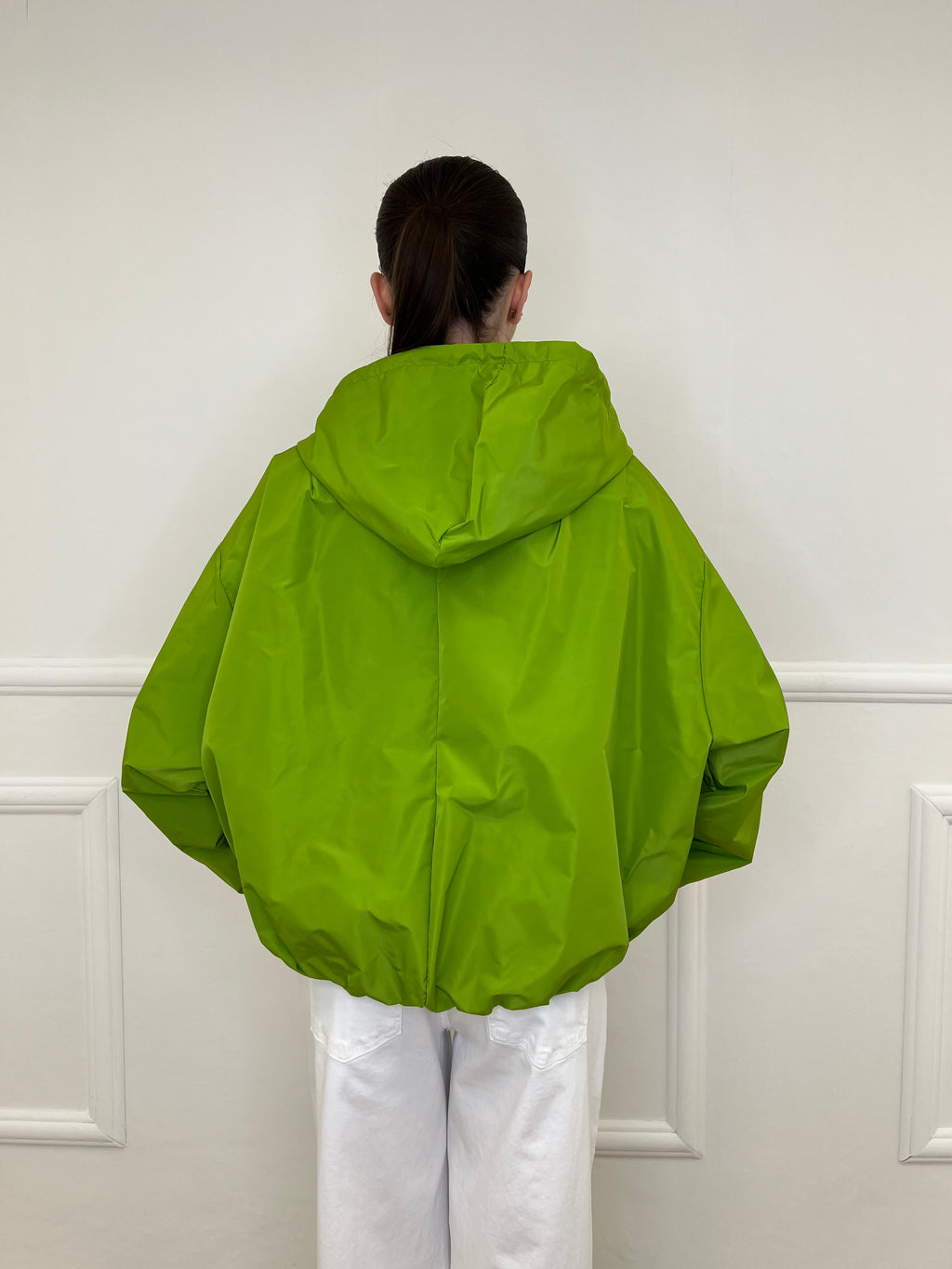 Giubbino Taffetà Cappuccio 5029 Pistacchio