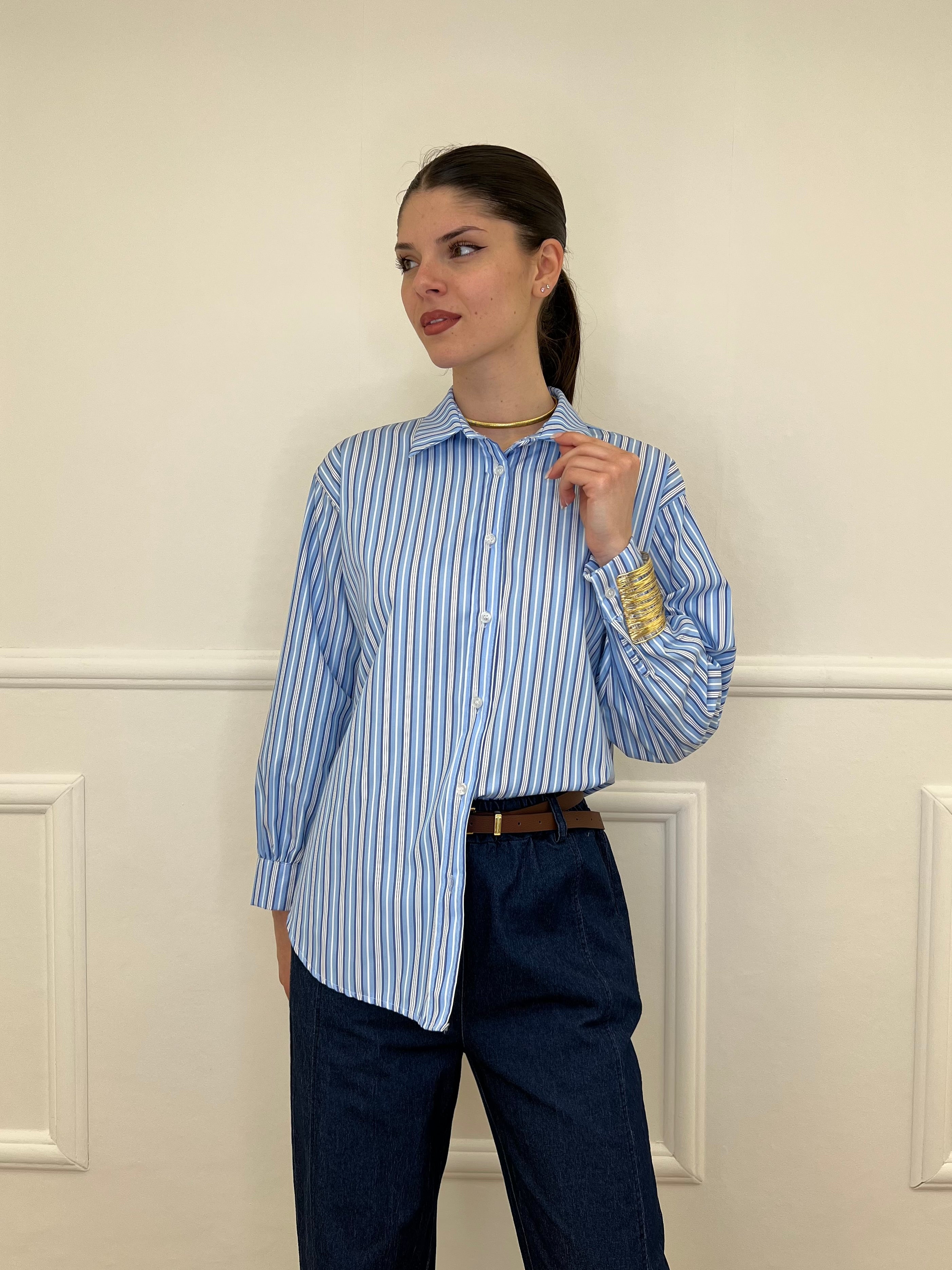 Camicia Regimental R5081 Azzurro
