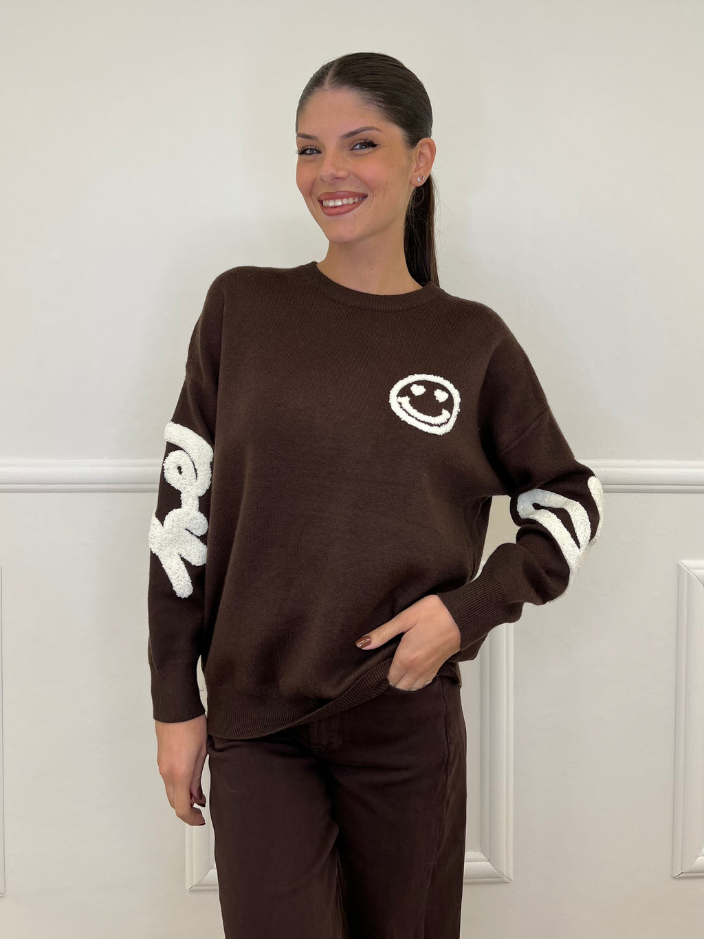 Maglia Smile 4982566 Caffè