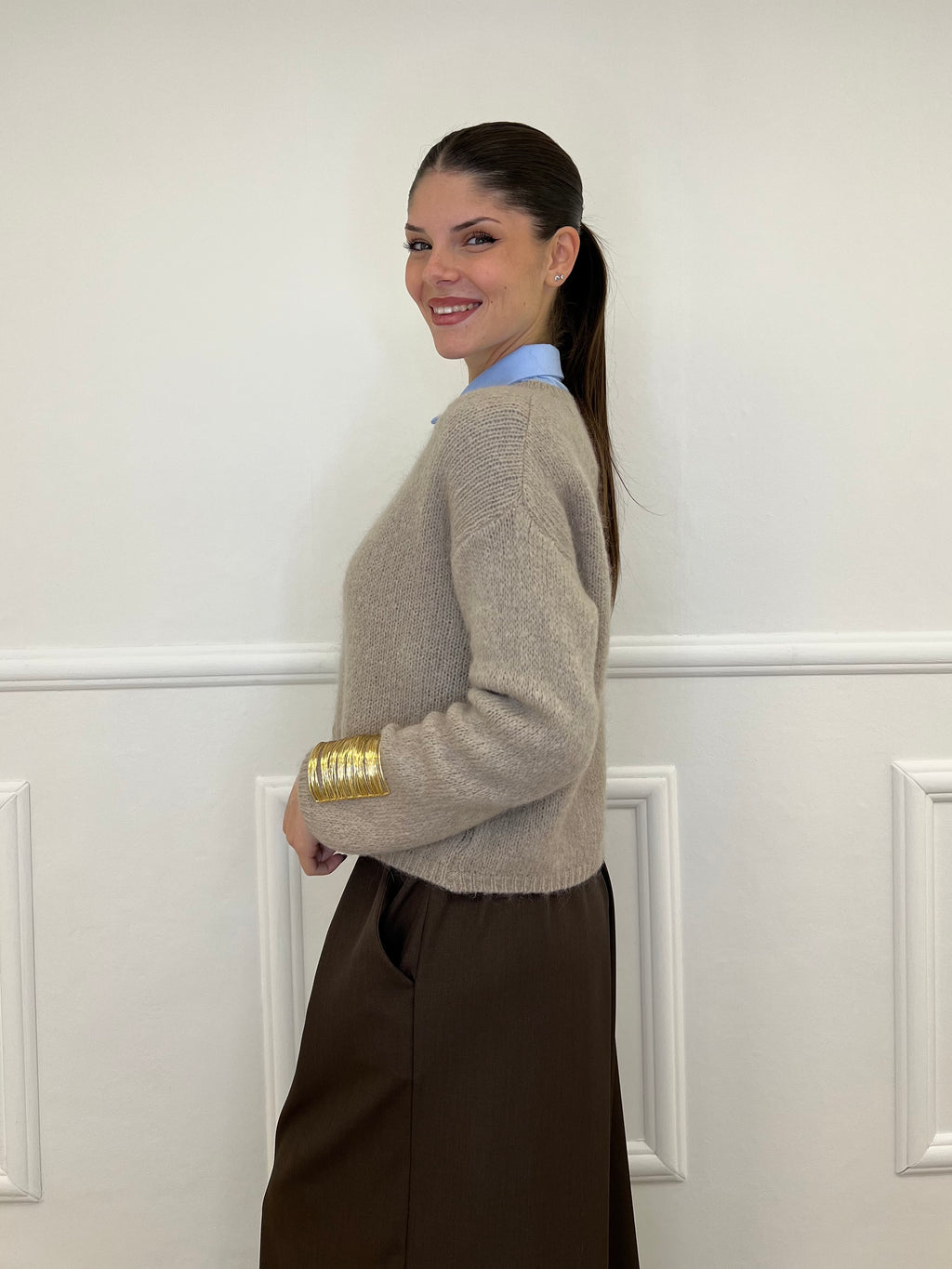 Cardigan Kid Mohair 5211 Ecru