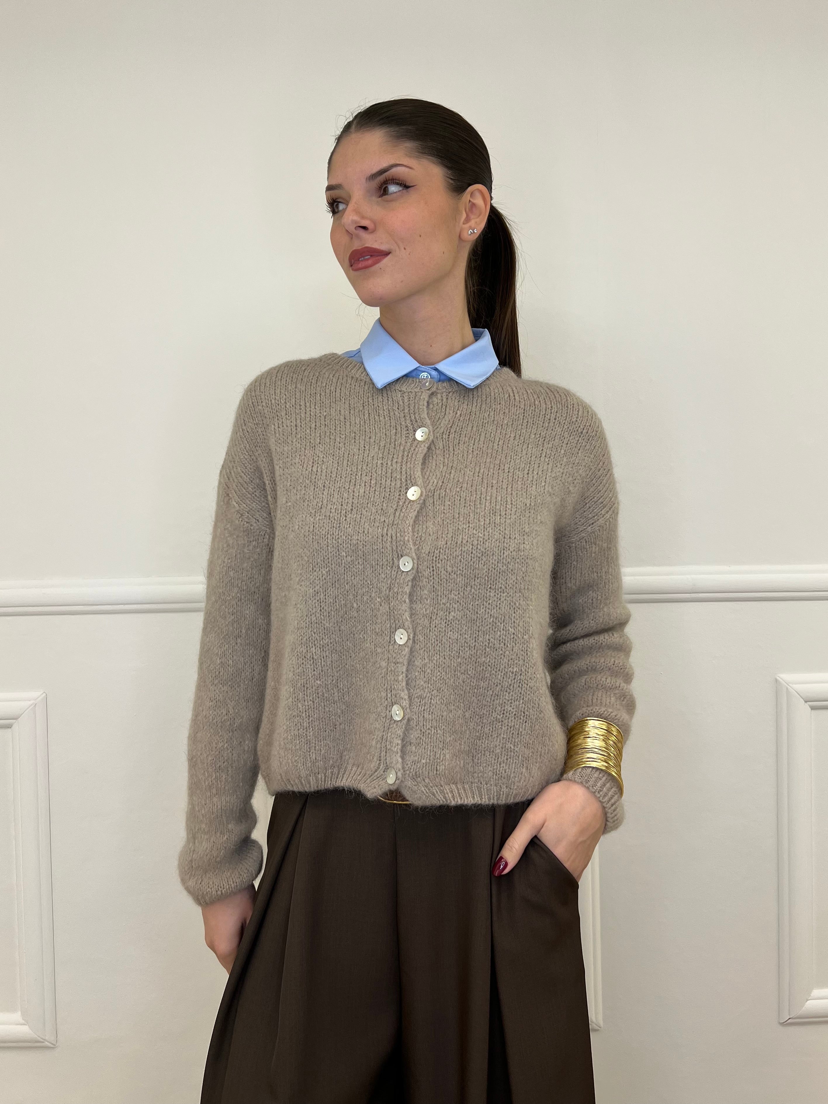 Cardigan Kid Mohair 5211 Ecru