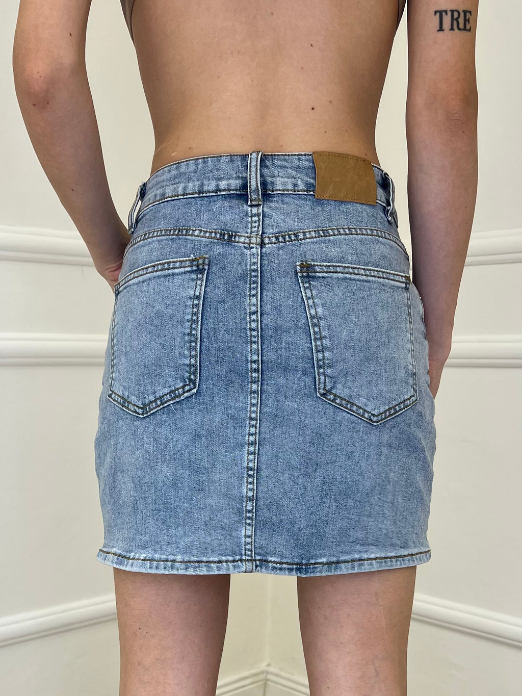 Gonna Corta Denim 22056