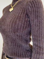 Maglia Fluffy Lupetto 8881 Moro