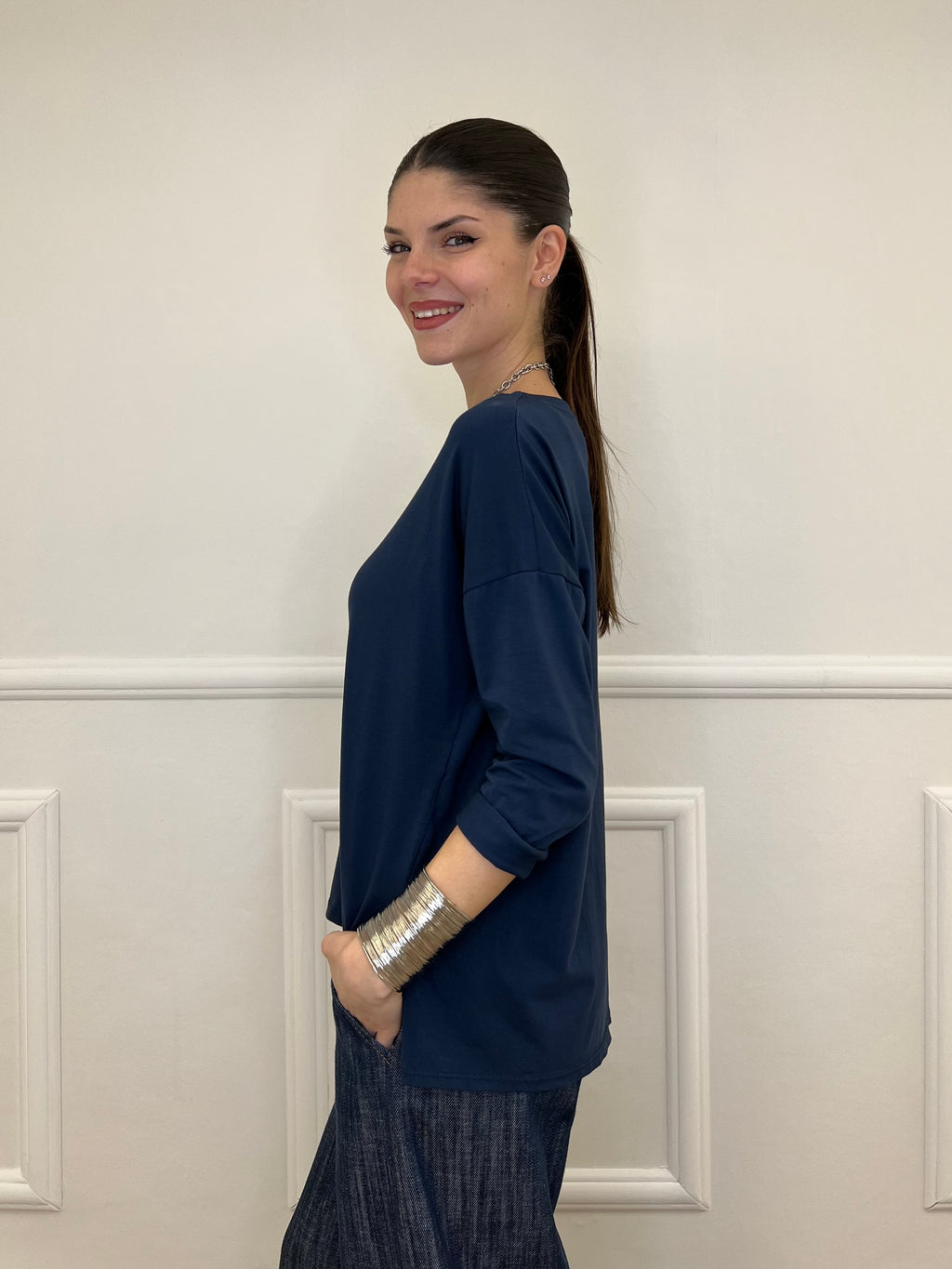 Maglia Scollo a Barchetta 2158