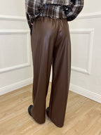 Pantalone Ecopelle 8043 Marrone
