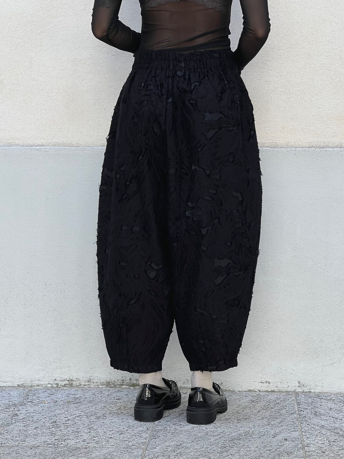 Pantalone Balloon Devorè 168660 Nero