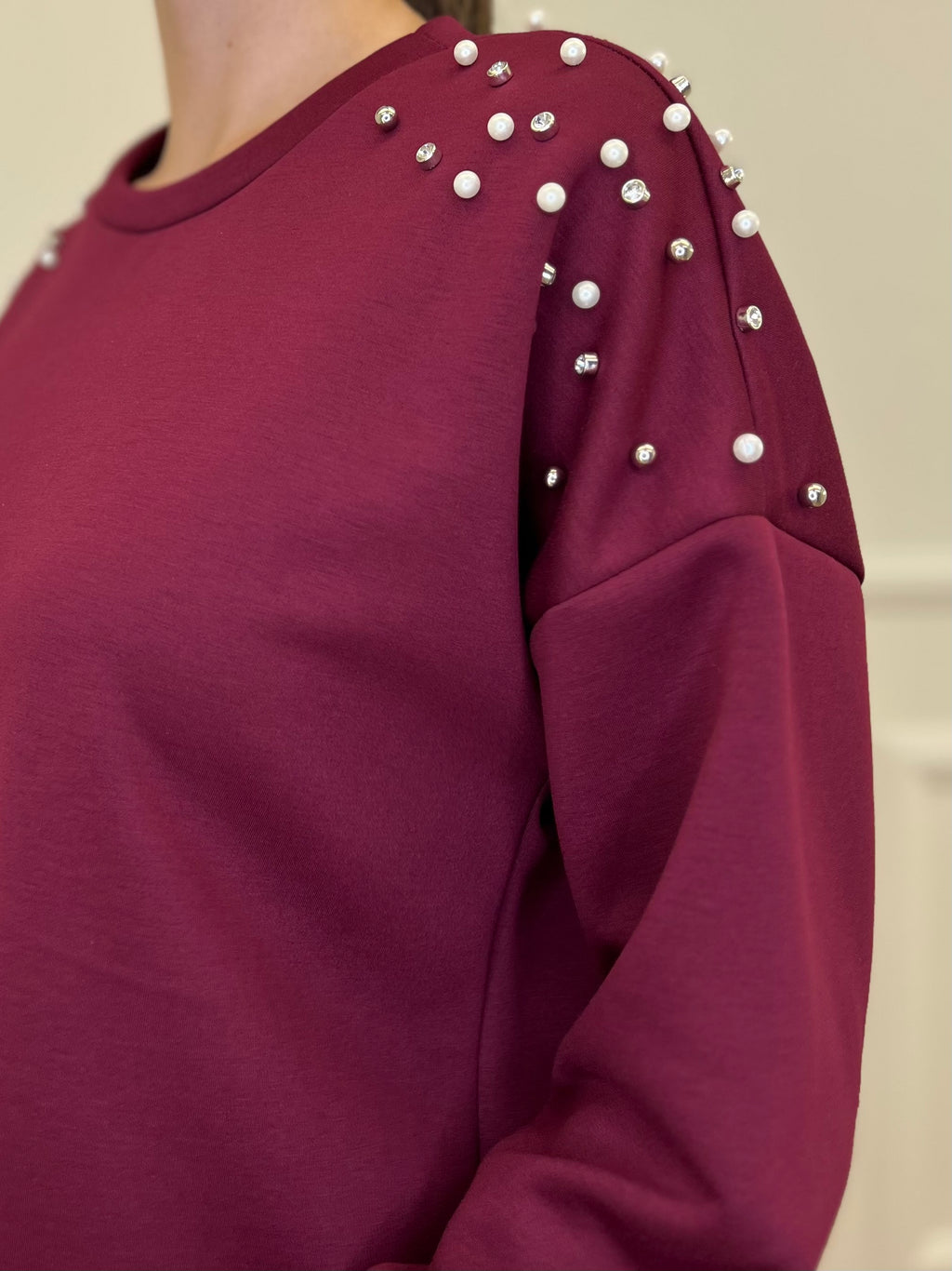 Felpa Gioiello 2441 Bordeaux - Bazar Abbigliamento