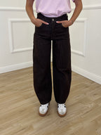 Jeans Balloon H3875-2 Marrone