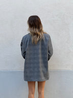 Blazer Over Galles Scritte 15978 Grigio