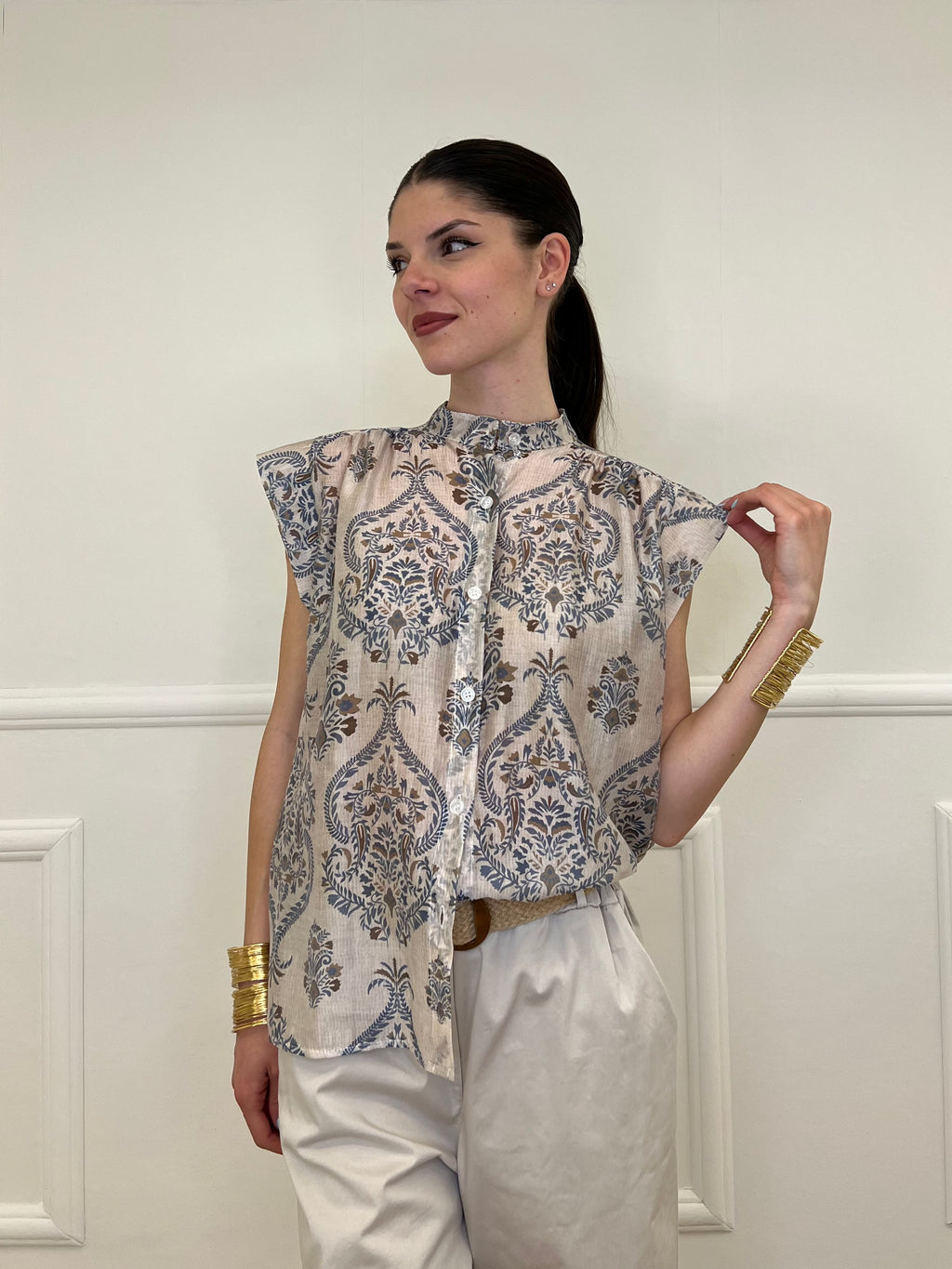 Camicia Fantasia Maniche Aletta 25252 Avio