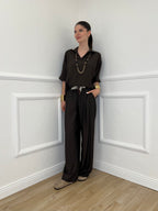 Camicia Fluida Strop 26081 Moro