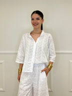 Camicia Coreana Sangallo 11392 Bianco
