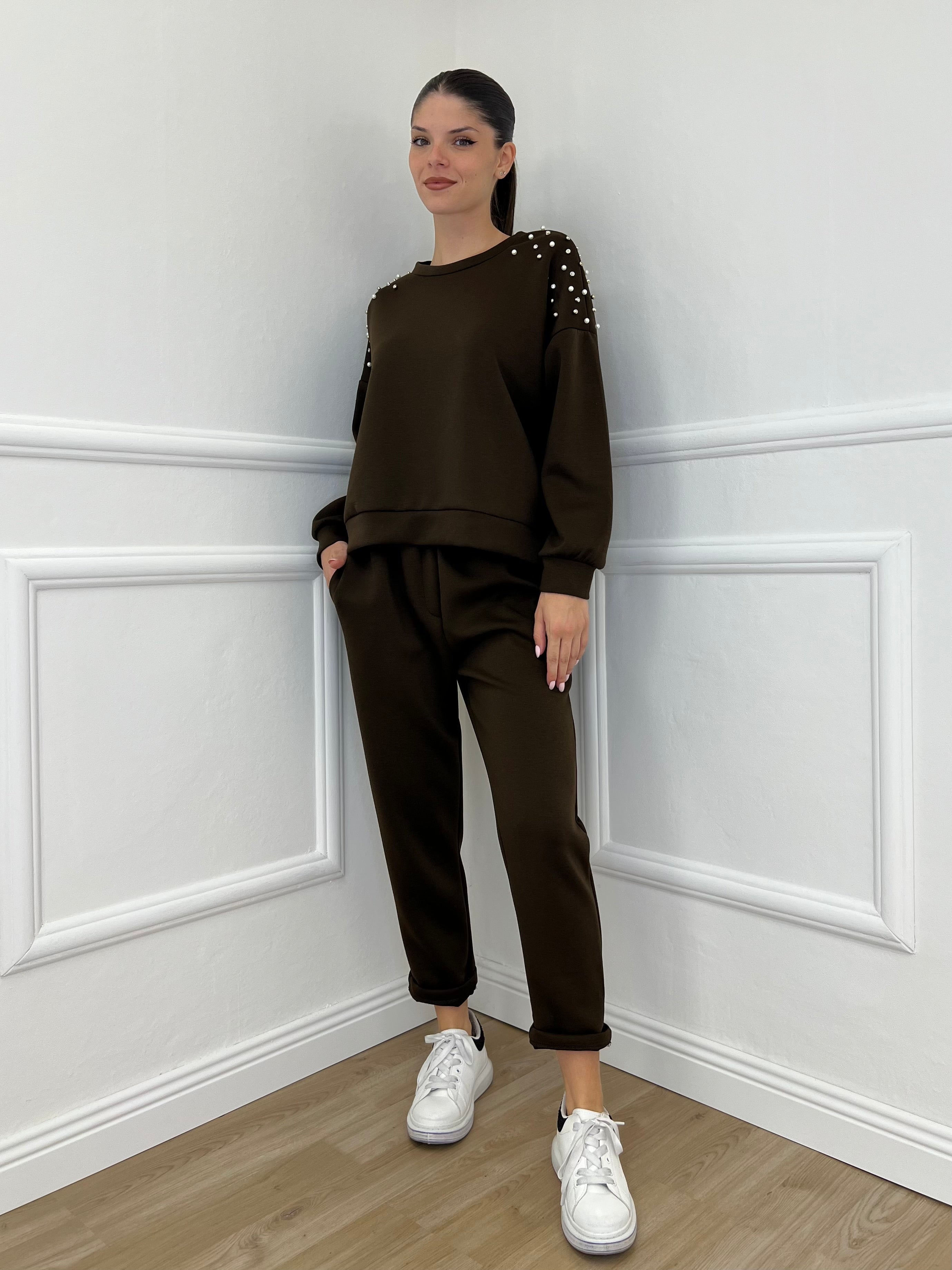 Pantalone Felpa 2252 Caffè - Bazar Abbigliamento