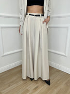 Pantalone a Palazzo 21509 Beige