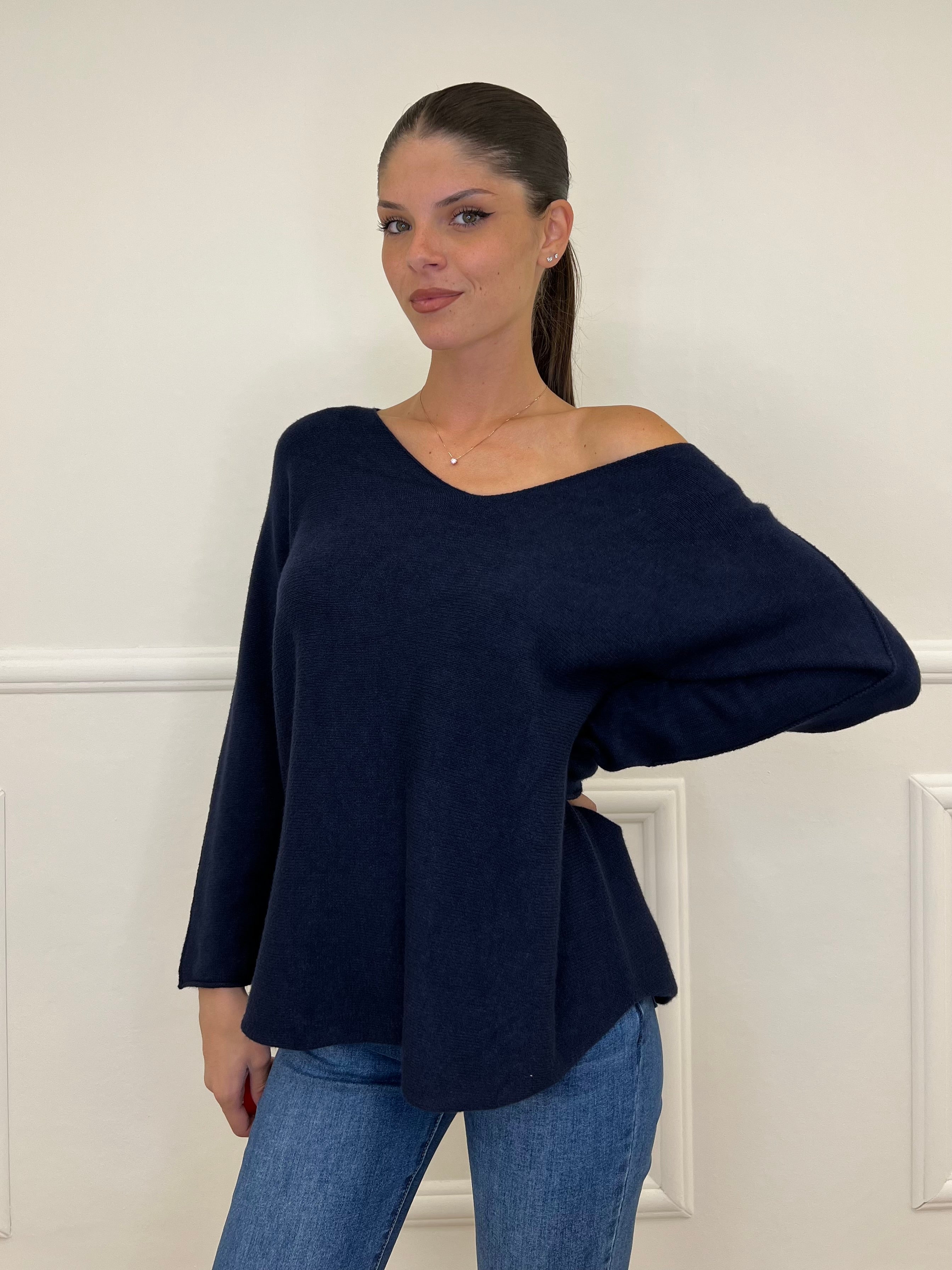 Maglia a V Basic 22325