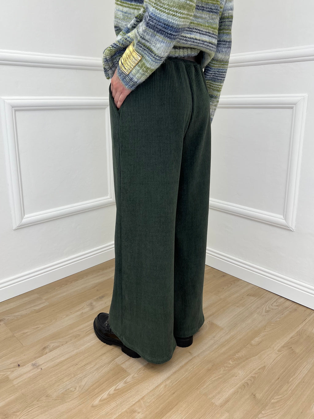Pantalone Corduroy 6156 Verde