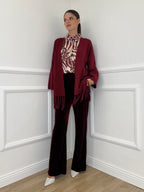 Cardigan Frange DL7296 India - Bazar Abbigliamento