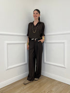 Camicia Fluida Strop 26081 Moro