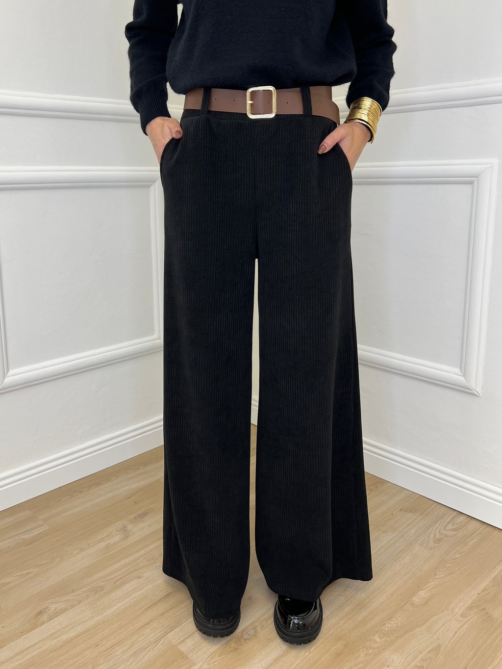 Pantalone Corduroy 6156 Nero