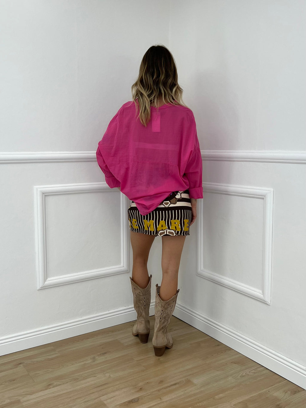 Camicia Over Soft 6040 Fucsia